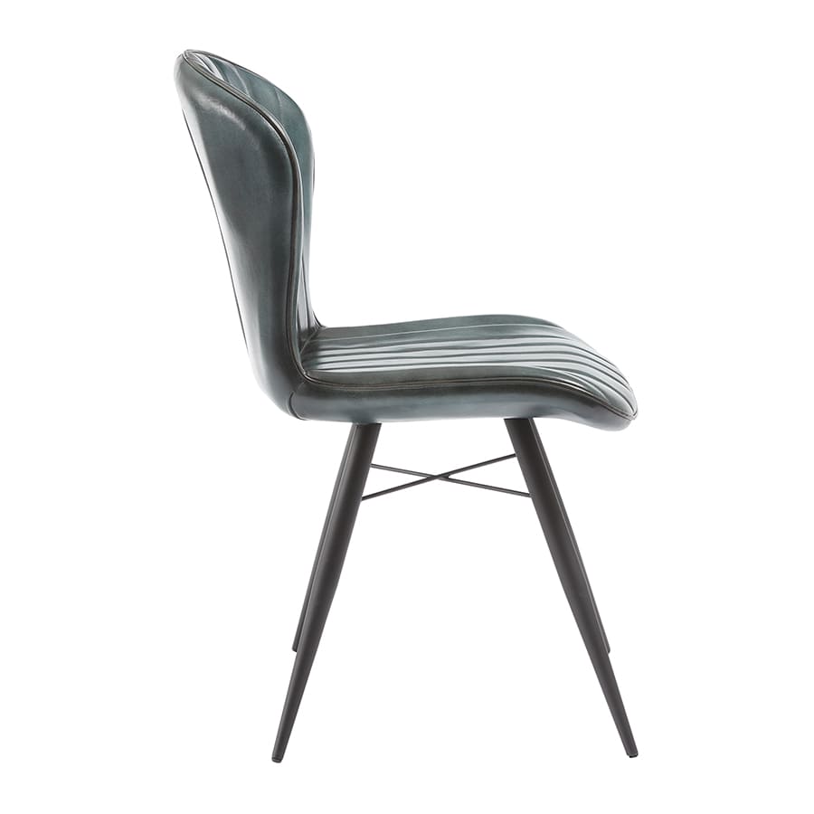 Lena Genuine Leather Side Chair
