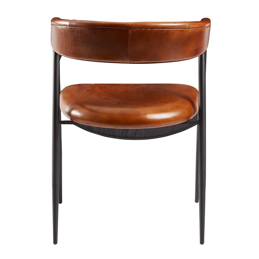 Mario Guine Tawny Leather Armchair