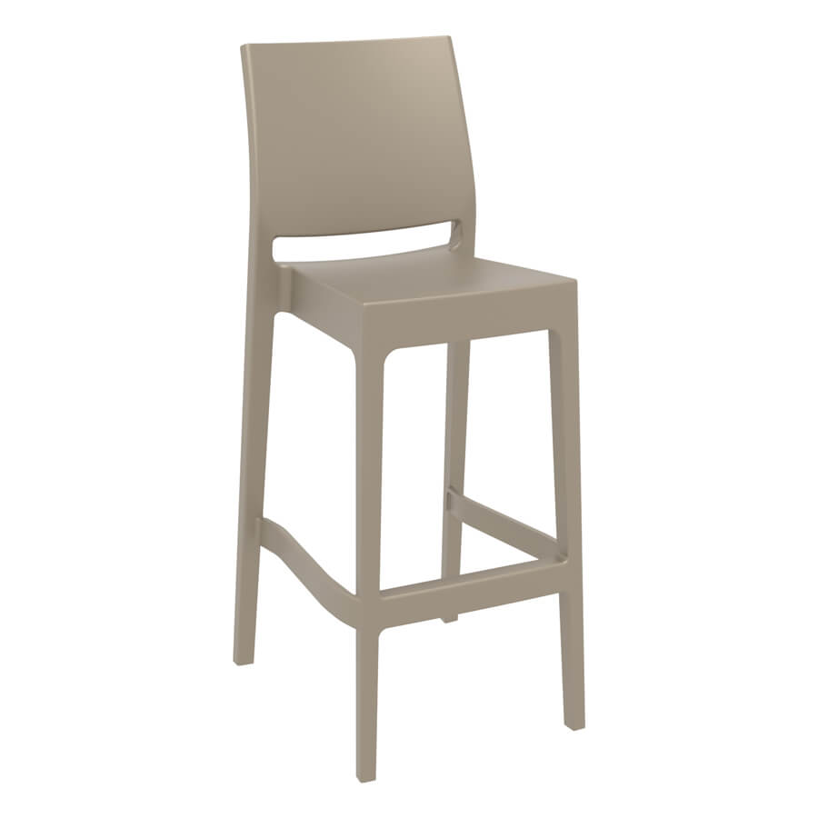 Maya One Piece 75cm High Bar Stool